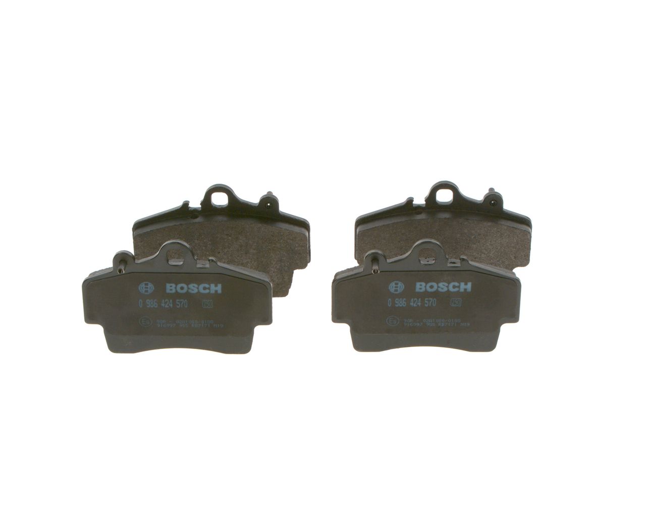 BOSCH 0 986 424 570 - Bremsbelagsatz, Scheibenbremse
