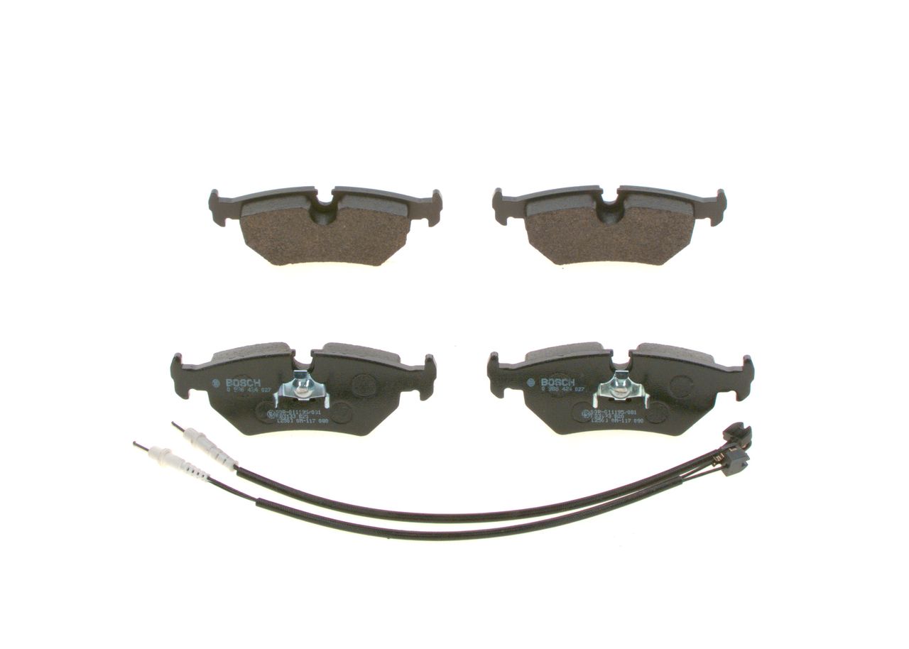 BOSCH 0 986 424 027 - Bremsbelagsatz, Scheibenbremse