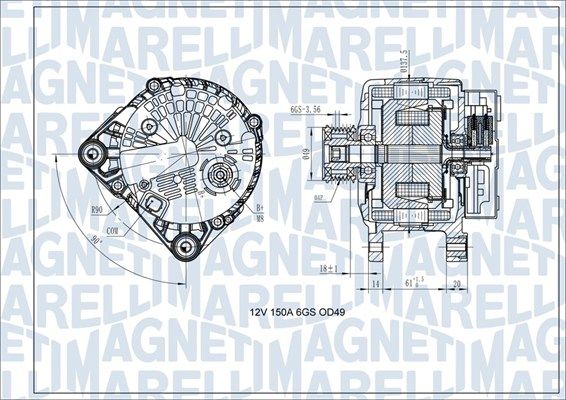 MAGNETI MARELLI 063731618410 - Generator