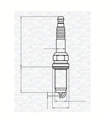 MAGNETI MARELLI 062000786304 - Zündkerze