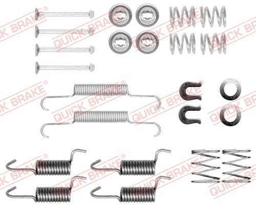 QUICK BRAKE 105-0010 - Zubehörsatz, Feststellbremsbacken