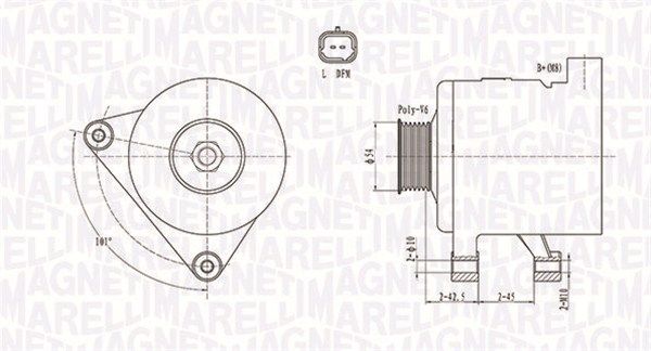 MAGNETI MARELLI 063731498010 - Generator