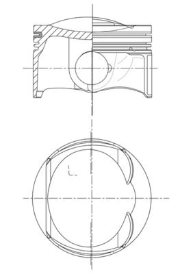 MAHLE 028 PI 00128 000 - Kolben