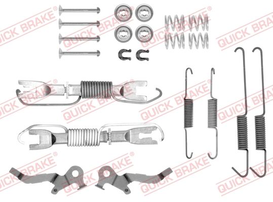 QUICK BRAKE 105-0002S - Zubehörsatz, Bremsbacken