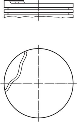 MAHLE 022 02 00 - Kolben