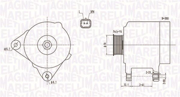 MAGNETI MARELLI 063731824010 - Generator
