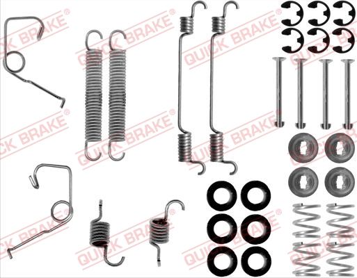 QUICK BRAKE 105-0706 - Zubehörsatz, Bremsbacken
