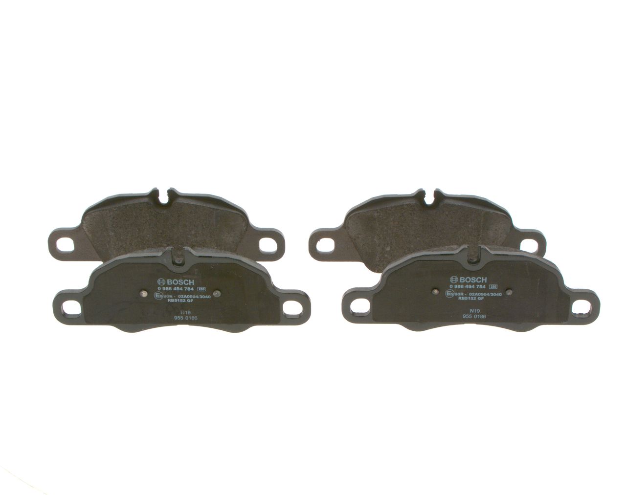 BOSCH 0 986 494 784 - Bremsbelagsatz, Scheibenbremse
