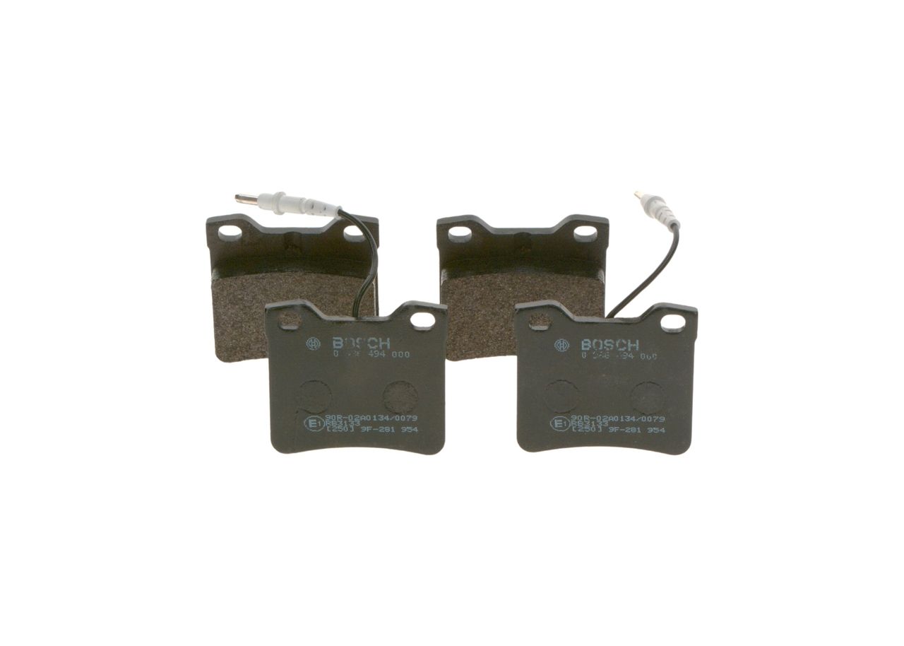 BOSCH 0 986 494 000 - Bremsbelagsatz, Scheibenbremse