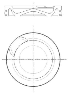 MAHLE 001 PI 00191 000 - Kolben