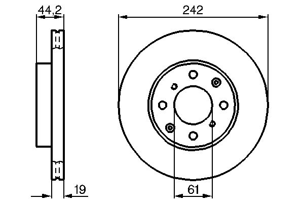 BOSCH 0 986 478 503 - Bremsscheibe