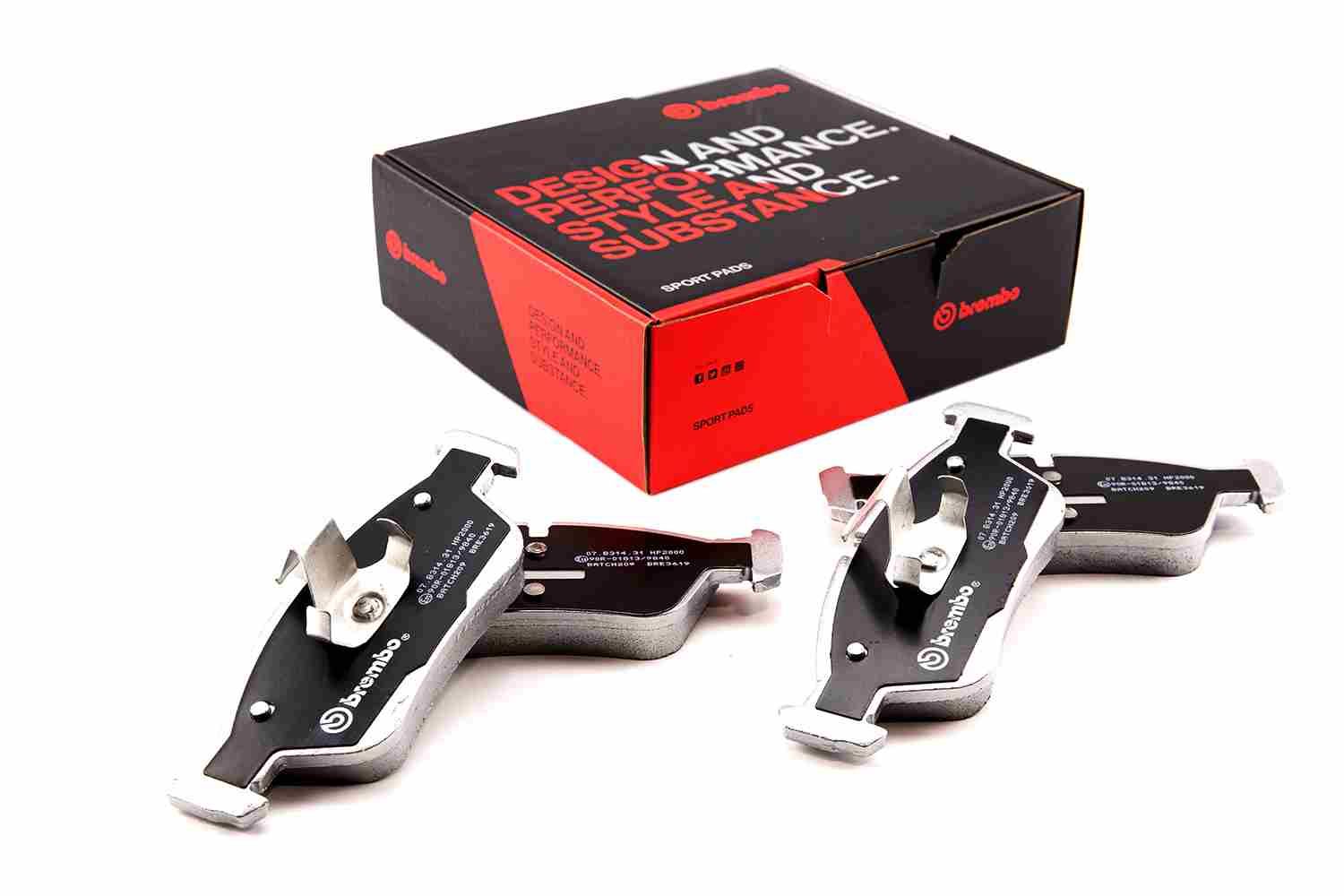 BREMBO 07.B314.31 - Hochleistungs-Bremsbelagsatz