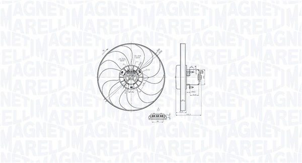 MAGNETI MARELLI 069422879010 - Lüfter, Motorkühlung