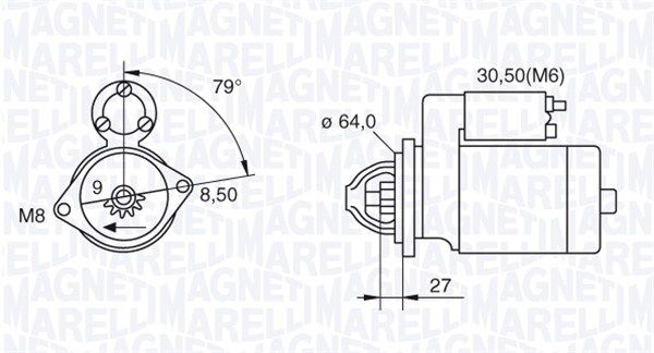MAGNETI MARELLI 063280045010 - Starter