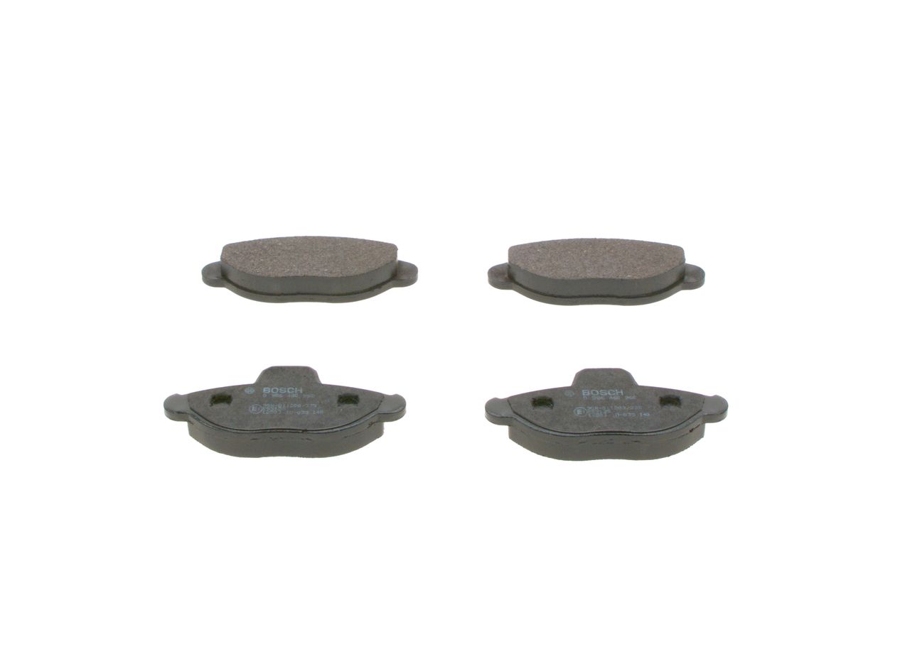 BOSCH 0 986 460 968 - Bremsbelagsatz, Scheibenbremse