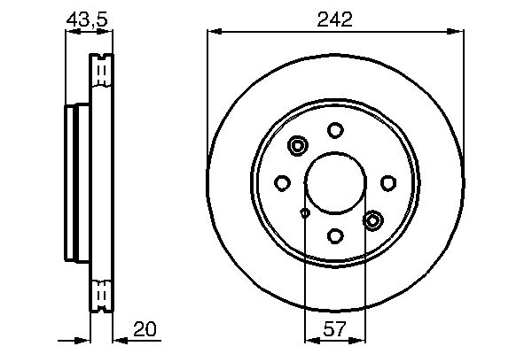 BOSCH 0 986 478 781 - Bremsscheibe
