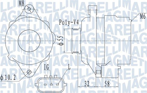 MAGNETI MARELLI 063731943010 - Generator