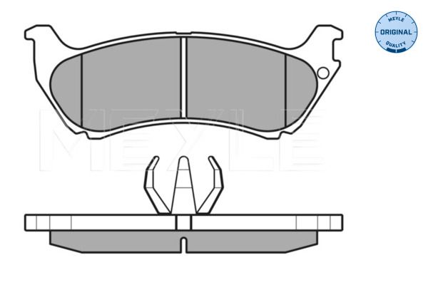 MEYLE 025 231 9017/W - Bremsbelagsatz, Scheibenbremse