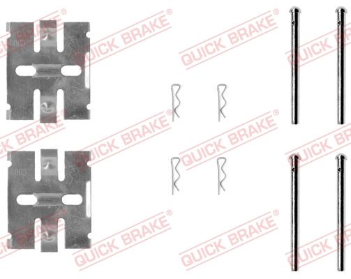 QUICK BRAKE 109-0932 - Zubehörsatz, Scheibenbremsbelag