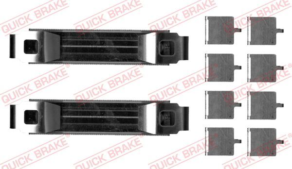 QUICK BRAKE 109-0029 - Zubehörsatz, Scheibenbremsbelag