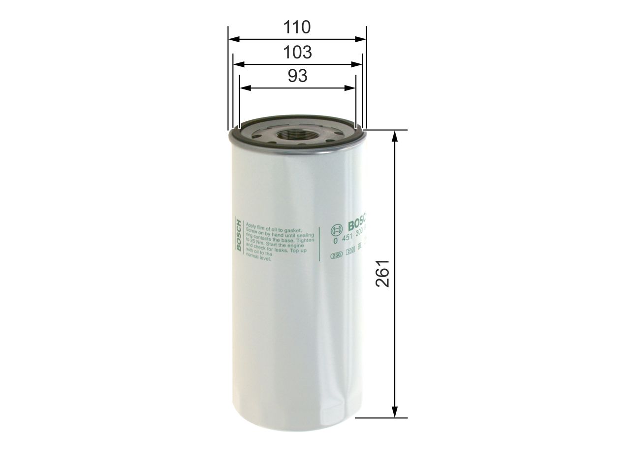 BOSCH 0 451 300 003 - Ölfilter