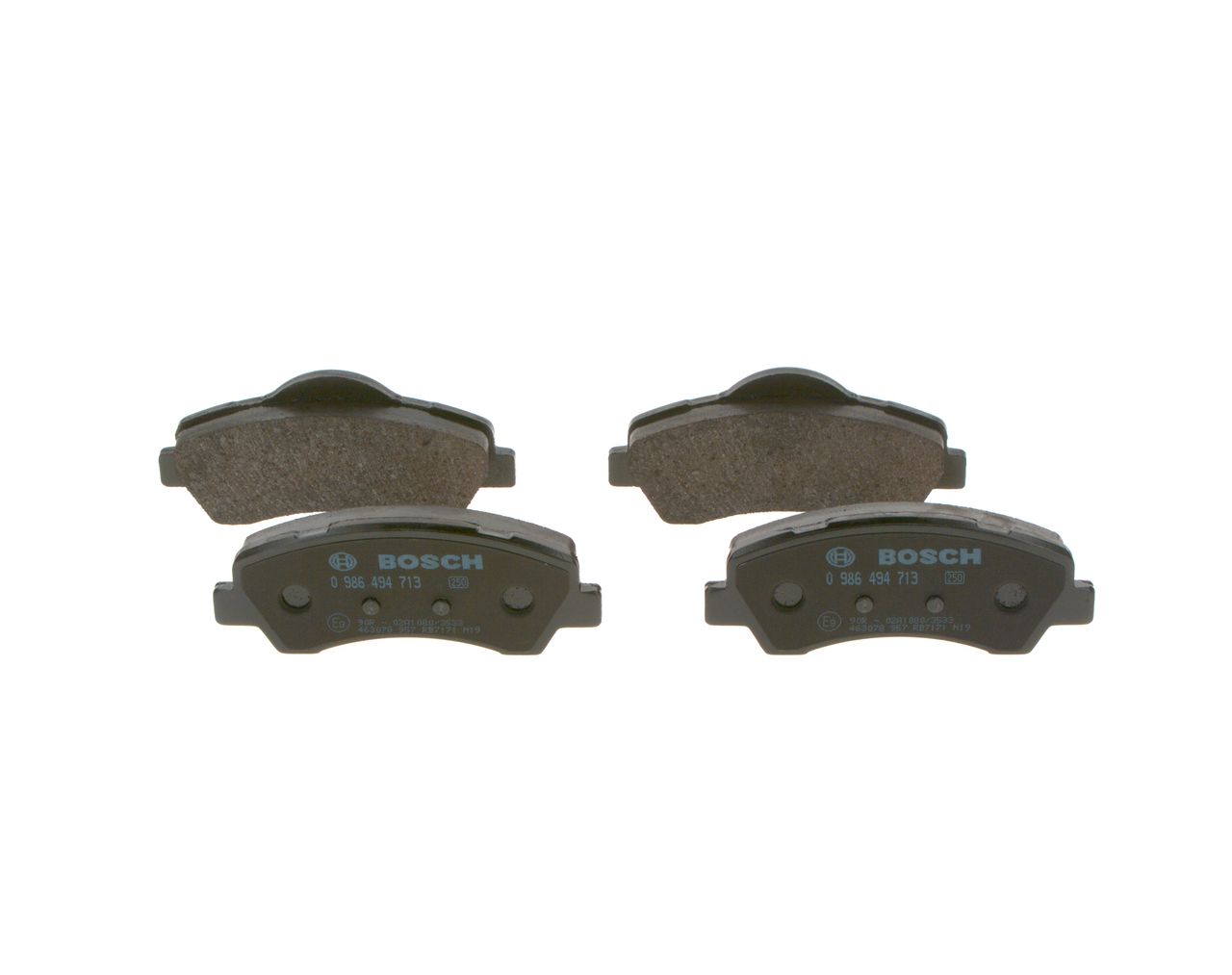 BOSCH 0 986 494 713 - Bremsbelagsatz, Scheibenbremse