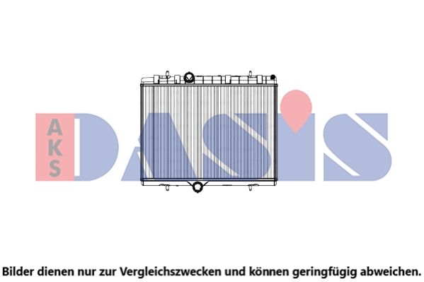 AKS DASIS 060085N - Kühler, Motorkühlung