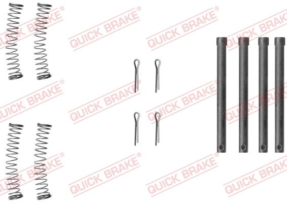 QUICK BRAKE 109-1210 - Zubehörsatz, Scheibenbremsbelag