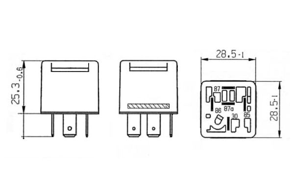 BOSCH 0 332 209 201 - Relais, Arbeitsstrom