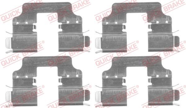 QUICK BRAKE 109-1750 - Zubehörsatz, Scheibenbremsbelag