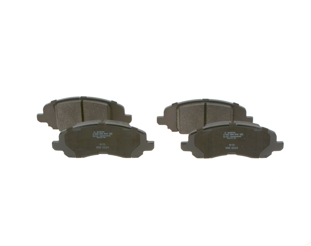 BOSCH 0 986 494 575 - Bremsbelagsatz, Scheibenbremse