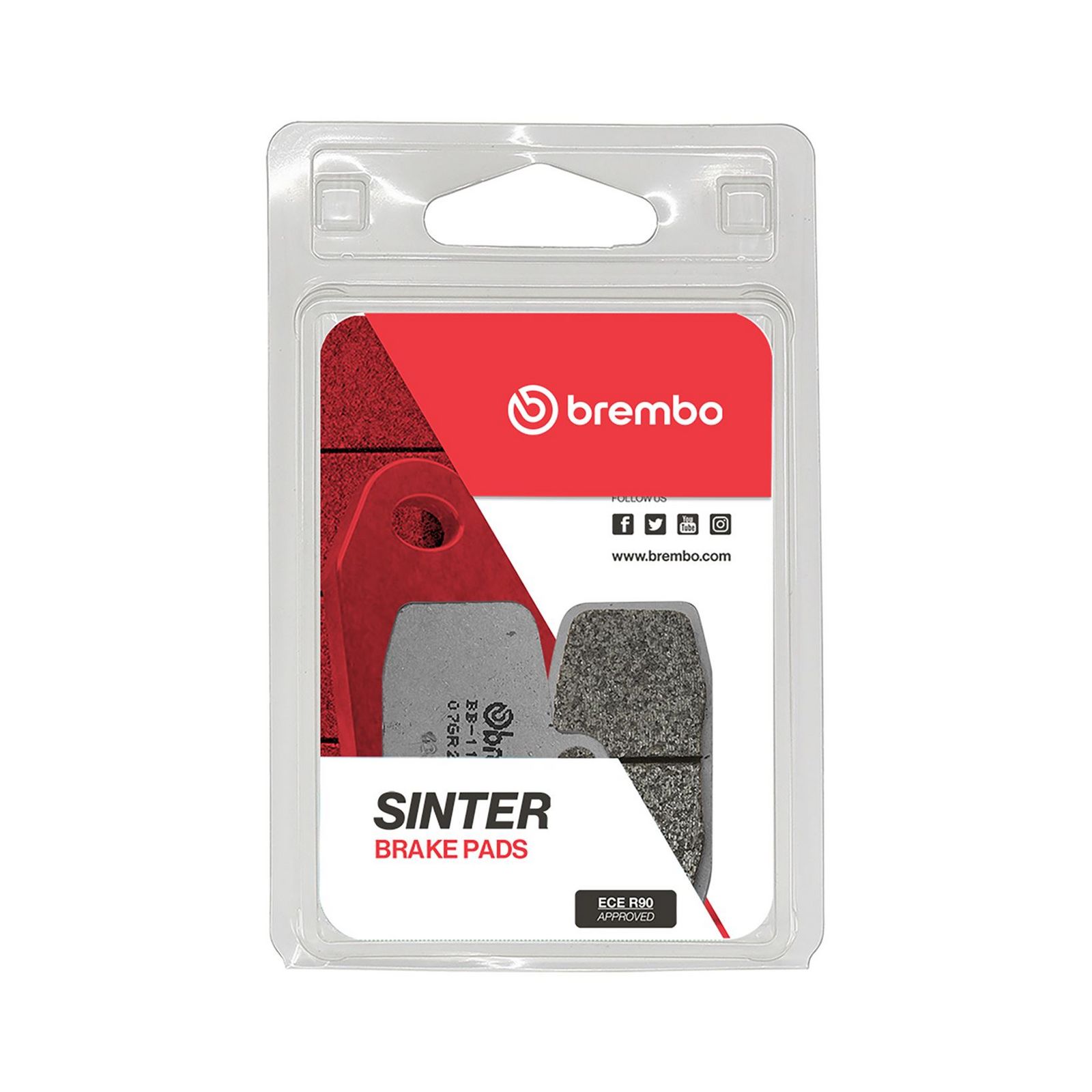 BREMBO 07GR20SX - Bremsbelagsatz, Scheibenbremse