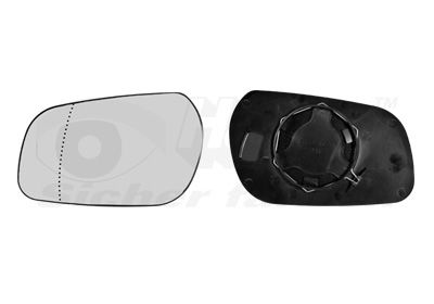 VAN WEZEL 0955831 - Spiegelglas, Außenspiegel