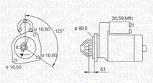 MAGNETI MARELLI 063721112010 - Starter