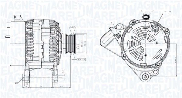 MAGNETI MARELLI 063730733010 - Generator