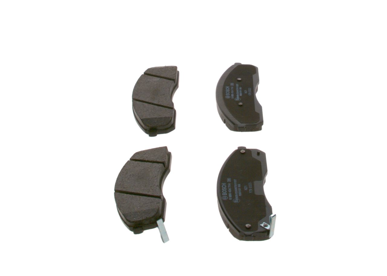 BOSCH 0 986 424 714 - Bremsbelagsatz, Scheibenbremse