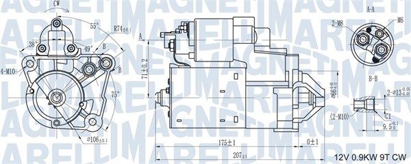 MAGNETI MARELLI 063721179010 - Starter