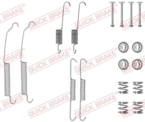 QUICK BRAKE 105-0701 - Zubehörsatz, Bremsbacken