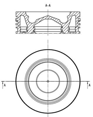 MAHLE 061 PI 00139 000 - Kolben