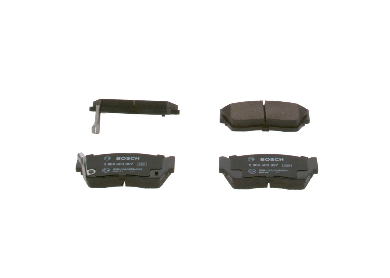 BOSCH 0 986 460 997 - Bremsbelagsatz, Scheibenbremse