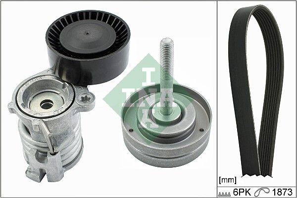 Schaeffler INA 529 0090 10 - Keilrippenriemensatz