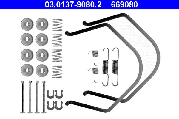 ATE 03.0137-9080.2 - Zubehörsatz, Bremsbacken