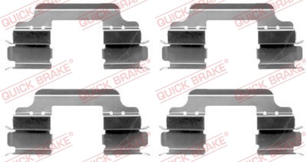QUICK BRAKE 109-1648 - Zubehörsatz, Scheibenbremsbelag