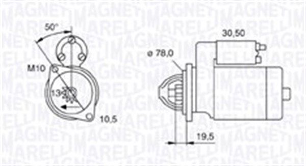 MAGNETI MARELLI 063721158010 - Starter