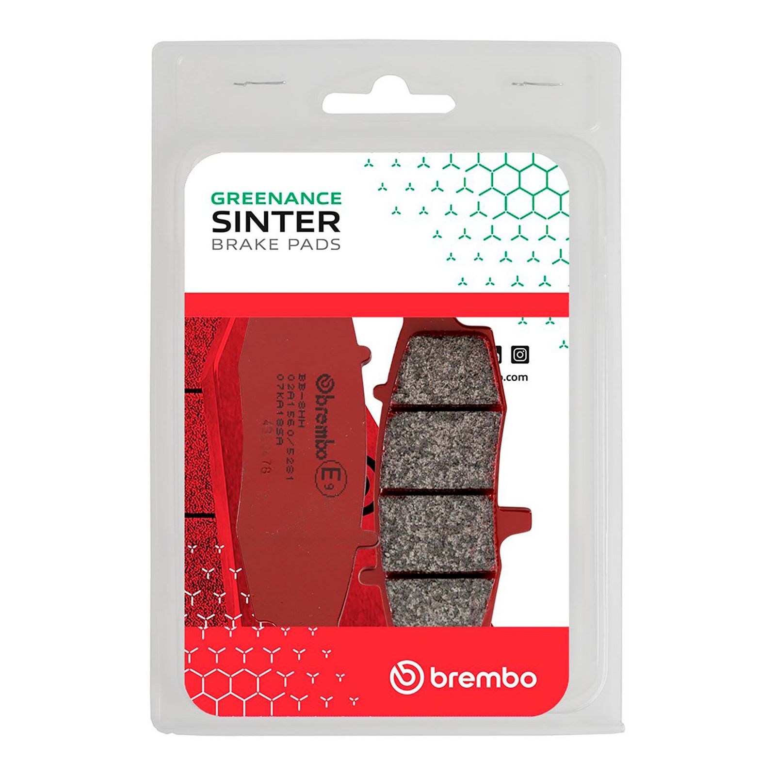 BREMBO 07KA18SA - Bremsbelagsatz, Scheibenbremse