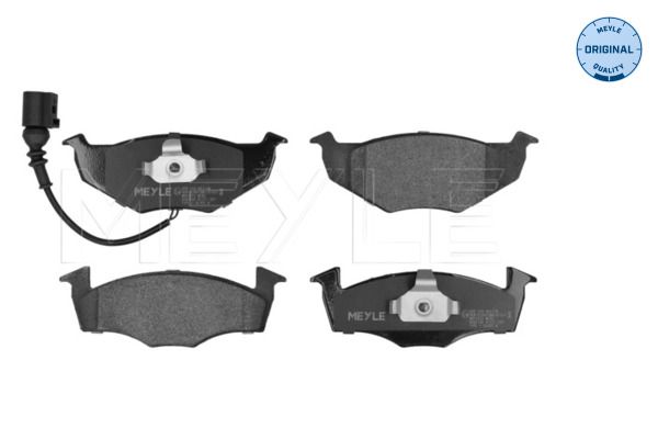 MEYLE 025 218 6817/W - Bremsbelagsatz, Scheibenbremse