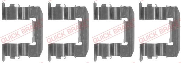 QUICK BRAKE 109-1184 - Zubehörsatz, Scheibenbremsbelag