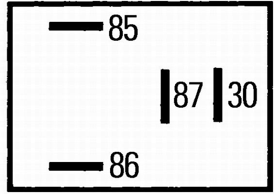 HELLA 4RA 933 766-111 - Relais, Arbeitsstrom