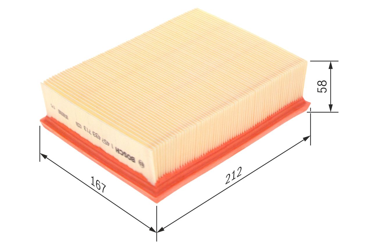 BOSCH 1 457 433 713 - Luftfilter