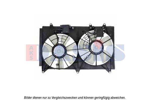 AKS DASIS 118083N - Lüfter, Motorkühlung